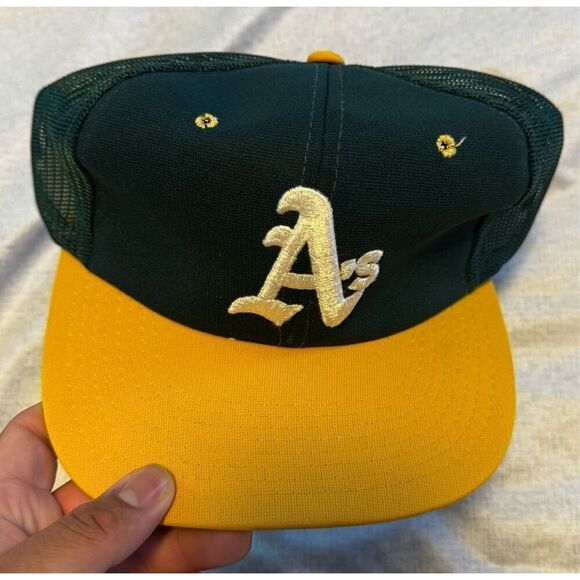 Oakland A’s Athletics Sports Specialties Snapback Mesh Trucker Hat New - Picture 2 of 6
